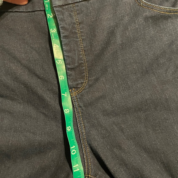 Chico's So Slimming Girlfriend Slim Leg Jeans - Dark Blue 3R - Picture 3 of 7